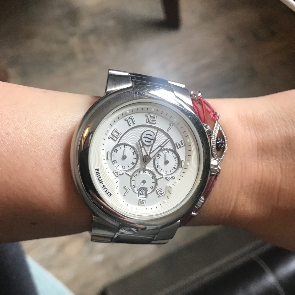 Philip Stein Stainless Steel Chronograph